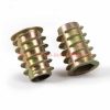 China Supplier M6 M8 Zinc Plated Carbon Steel Wood Furniture Threaded Insert Nut