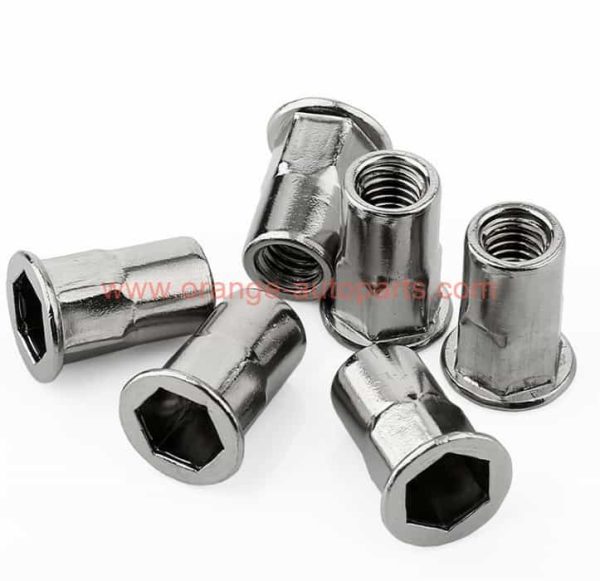 China Manufacturer M6 Stainless Steel Knurled Rivet Nut 304