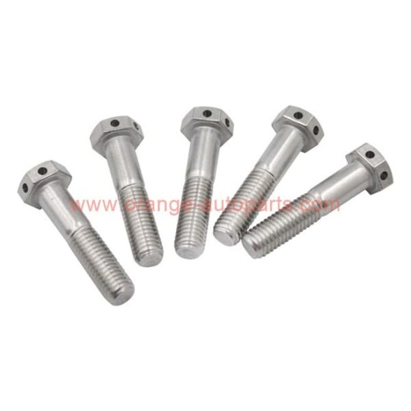 Wholesale Price M6-m24 Gb 32.1 Stainless Steel 304 Hexagon Bolts With Wire Hole On Head