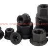 Factory Price M8-30 Din 6331 Black Steel Hexagon Collar Nuts With A Height Of 1.5d