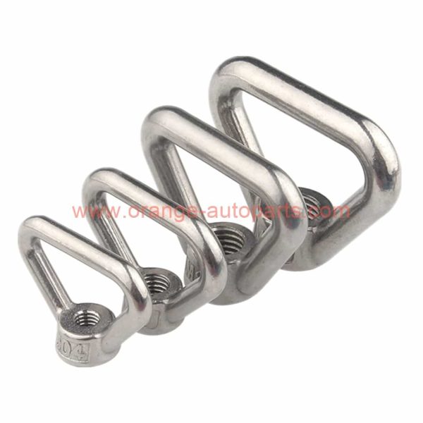 Factory Price M8 M10 M12 M14 M16 M20 Stainless Steel 304 Triangle Ring Shaped Lifting Eye Bolt Nut