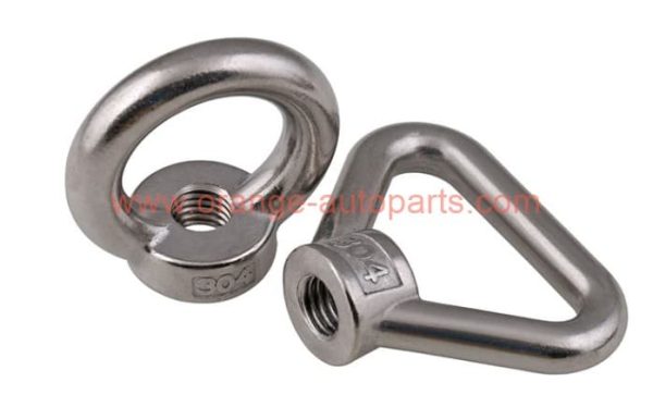 Factory Price M8 M10 M12 M14 M16 M20 Stainless Steel 304 Triangle Ring Shaped Lifting Eye Bolt Nut