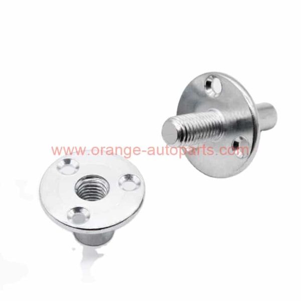 China Manufacturer M8 M10 Zinc Alloy Iron Three Hole Plate Nuts /lock Type Nuts / Furniture Nuts / Locknut