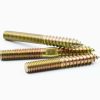 China Manufacturer M8x70mm Left Hand Double Sided Thread Self Drilling Furniture Wood Screws