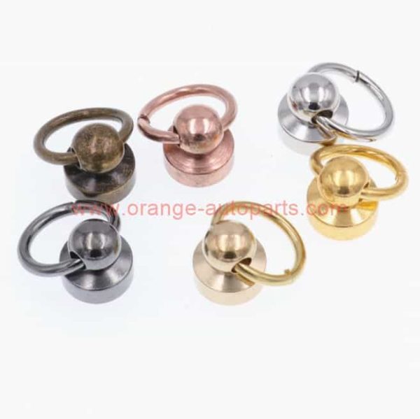 Factory Customized Metal Bags Rivet Nail Buckle Swivel Screw Studs Button Handbag Chain Handle Connector Hardware Leather Craft Accessories