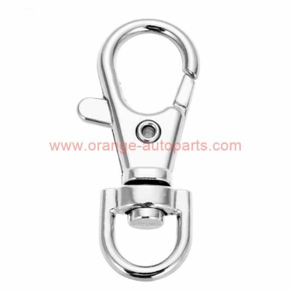 Factory Customized Metal Carabiner Clip Swivel Trigger Dog Buckle Key Rings Keychain Hooks Retaining Ring Diy Craft Lobster Clasp