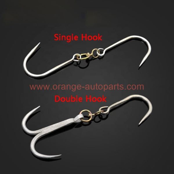 China Manufacturer Metal Single And Double Meat Hanging Hooks