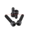 Factory Customized Metric Unc Unf M20x160mm 12.9 Grade Black Oxide Full Thread Hardened Heat Treatment Hex Socket Cap Head Screw Bolt