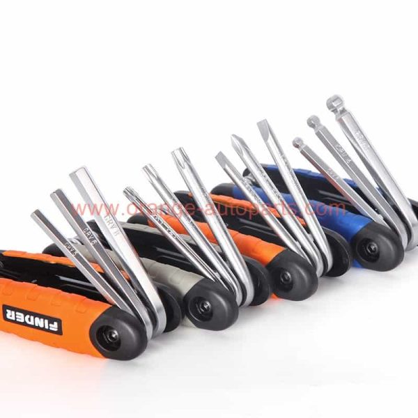 Wholesale Price Multi-functional Torx Screwdriver Set Folding Hex Allen Key Wrench Set