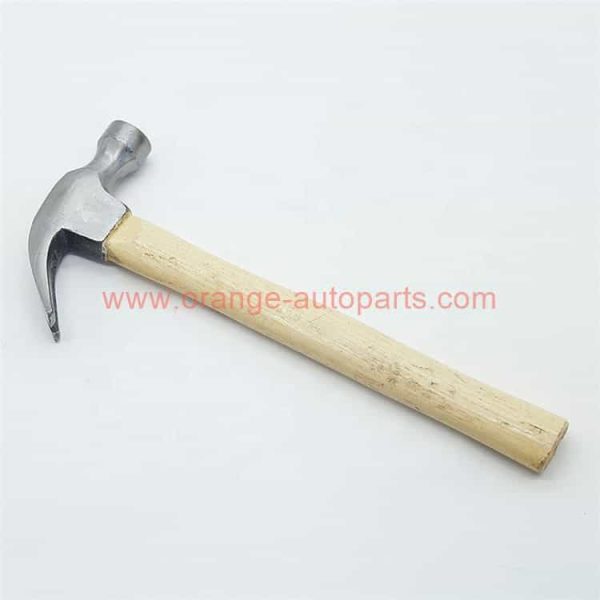 China Supplier Natural Wood Handle Steel Claw Hammer Smooth Helpful Hammer