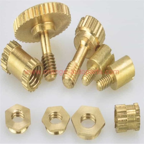 China Manufacturer Non Standard Cnc Hardware Brass,Lathe Processing Parts Turning Parts Shaft Precision Embedded Copper Nut