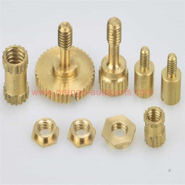 China Manufacturer Non Standard Cnc Hardware Brass,Lathe Processing Parts Turning Parts Shaft Precision Embedded Copper Nut