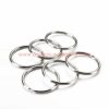 Factory Price Od 12-38mm Stainless Steel 304 Round Circle Keychain Split Key Chain Rings