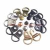 Factory Customized Old Brass Mountaineering Boots Metal Speed Shoe Lace Hooks Lace Fittings Buckles With Rivets