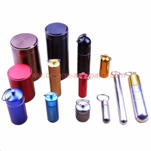 Wholesale Price Outdoors Waterproof Eco Travel Pill Box Case Bottle Cache Drug Holder Container Keychain Medicine Box