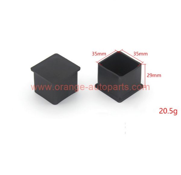 Factory Customized Plastic Pvc 1" Inch Square Hole Plug Tube Tubing End Cap 1×1 1" Glide Chair Leg Cover