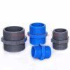 China Supplier Plastic Pvc Fitting Double Male Thread Pipe Nipple 1/2''-2''