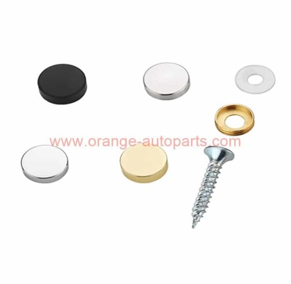 China Manufacturer Polished Gold Decorative Mirror Screw Standoff Screw Caps