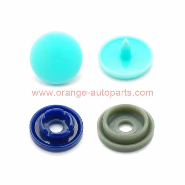 Factory Customized Pom Plastic Resin Snaps T5 T8 Round Plastic Snap Buttons For Baby Clothing