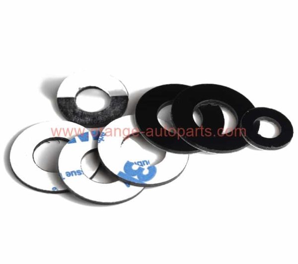 China Manufacturer Pvc Black Transparent Washer Single-side Adhesive Plastic Gasket Sheet Insulate Polyamide Washer