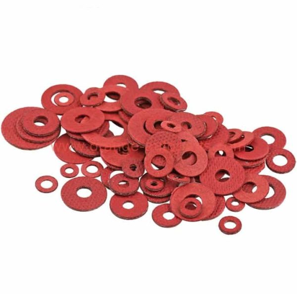 Factory Customized Red Steel Paper Fiber Flat Washer Kit Insulation Washer