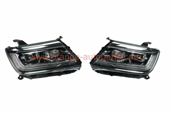 China Factory Saic MG Car Headlamp Asmr Left Right For MG Rx8Black Head Lights 10199535 10199536