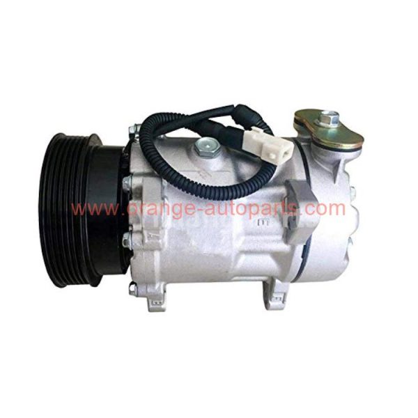 China Manufacturer Sanden 7v16 6PK 120mm 9630014080 7700861150b AC Compressor For Peugeot 406 607