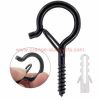 China Manufacturer Screw Hooks For Outdoor String Lights Screw Ceiling Hooks With Safety Buckle