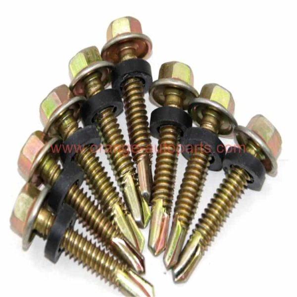 China Supplier Sds Screw Reduced Point With Epdm Washer Painted Hex Head Self Drilling Screw