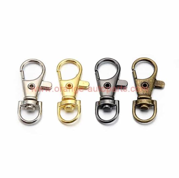 China Manufacturer Silver Color Alloy 25mm Dog Leash Hook Leather Clasps For Belts