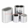 China Manufacturer Single Aluminum Alloy Crimp Sleeves Round Fishing Tubes Rigs Aluminum Splicing Sleeves