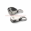 Factory Customized Single Eye Swivel Block Stainless Steel Swivel Pulley Block With Wire Rope Sheaves 50 Mm