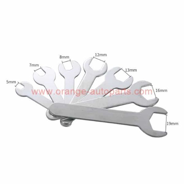 Factory Customized Single Head Open End Wrench 4-22mm Opening Single-end Ultra-thin Small Wrench For Supporting Bathroom