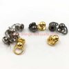 China Manufacturer Solid Brass Ball Head Studs Knob Screw Rivets Studs Leather Belt Round Monk Head Rivets Spikes