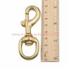 Wholesale Price Solid Brass Swivel Trigger Snap Hook Belt Buckle For Large Dog 25mm 32mm 38mm