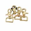 Wholesale Price Solid Brass Trigger Clip Swivel Lobster Clasps Snap Hook For Leather/bag/belt/dog Leashes