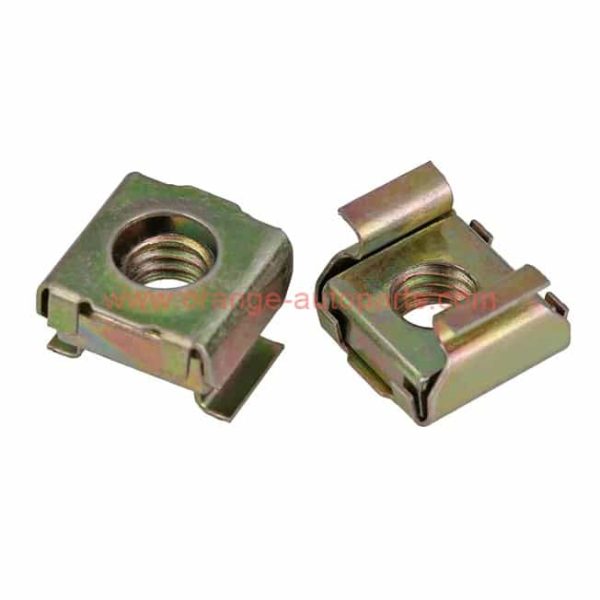 China Manufacturer Spring Steel Galvanized M4-m12 Clip Nut Square Lock Cage Nut