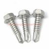 China Manufacturer Stainless Steel 304 316 401 Self Drilling Screw Hex Head With Gery Epdm Sealing Rubber Washer