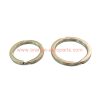 Wholesale Price Stainless Steel 304 Flat Split Key Ring Silver Blank Keychain O Rings 25mm