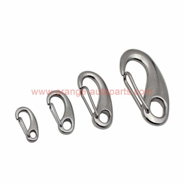 Wholesale Price Stainless Steel 316 Heavy Duty Gate Snap Hook Carabiner Boat Rigging 50-100mm