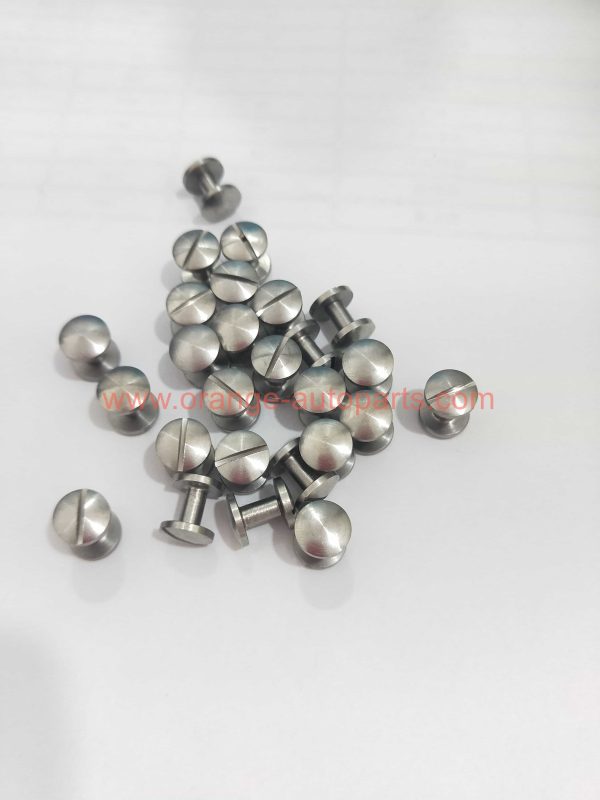 Factory Customized Stainless Steel Belt Button Head Screws Chicago Binding Screws Leather Rivets