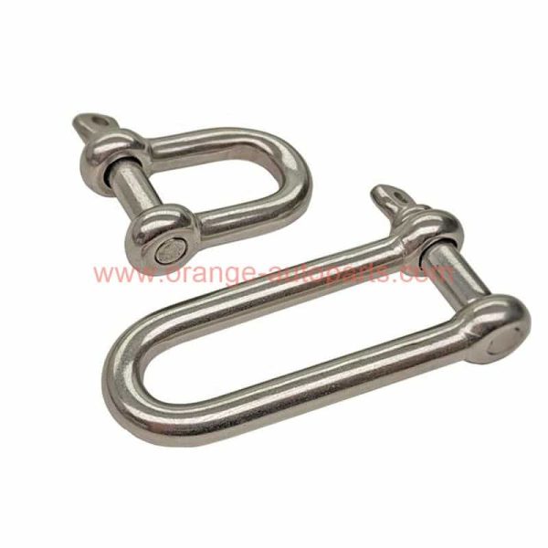 China Manufacturer Stainless Steel European Type D Type Shackles Japan Type Bow Shackles