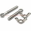 Factory Customized Stainless Steel Eye Bolt With Wing Nut Butterfly Nut And Eye Screw Bolt