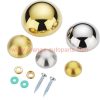 China Manufacturer Stainless Steel Hemispherical Dome Decorative Caps Cover Nails Advertising Screw Fixing Screws For Mirrors Glass