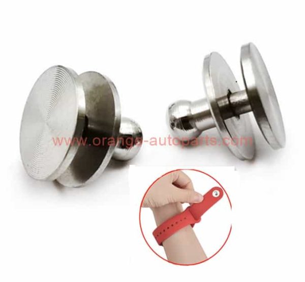 China Manufacturer Stainless Steel Snap Buckle Rivet For Silicone Watch Strap