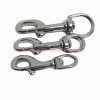 China Supplier Stainless Steel Swivel Eye Bolt Snap Hook Keyring Trigger Snap Hook 1/2''-1 1/4''