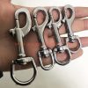 China Supplier Stainless Steel Swivel Eye Bolt Snap Hook Keyring Trigger Snap Hook 1/2''-1 1/4''