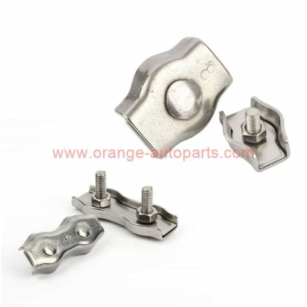 Factory Customized Stainless Steel Wire Rope Clips Simplex/single Grips Cable Clamps For Steel Wires M2-m10