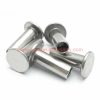 China Manufacturer Steel Galvanized Din 7338 (b) Flat Head Semitubular Rivet Brake And Clutch Lining Rivets