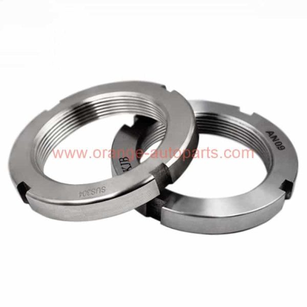 China Supplier Sus304 Din 981 Km Locknuts Round Slotted Shaft Nuts